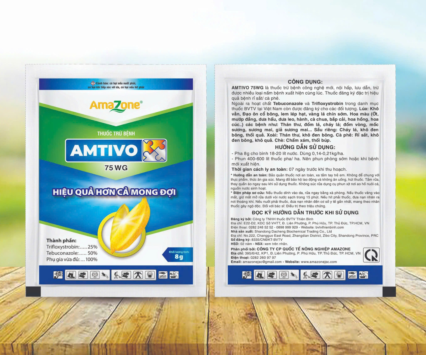 THUỐC TRỪ BỆNH - AMTIVO 75WG THUỐC TRỪ BỆNH - AMTIVO 75WG